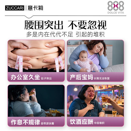 [社群专属] zuccari意卡莉 888小腰饮净肝 纤体提内脂代谢 瘦腰腹 商品图2