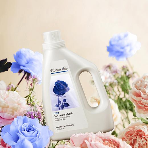 心选丨【4瓶装】花卉诗蓝色妖姬持久香氛洗衣液2L*4 商品图2