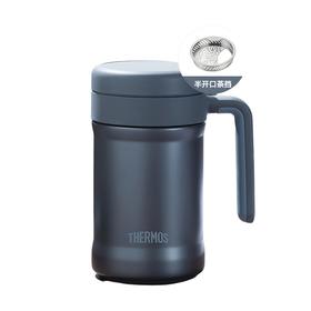 THERMOS 膳魔师 高真空不锈钢保温杯 TCNE-500S BL 530ml 茶杯 冷黛