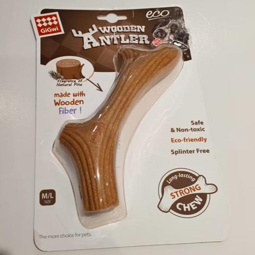 GiGwi贵为中号木塑鹿角 商品图0