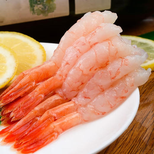 【润荇渔市200-100】进口俄罗斯北极甜虾刺身 日料轻享装60g/盒 鲜甜低脂高蛋白 商品图2