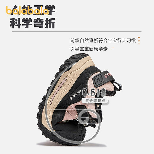 巴拉巴拉童鞋儿童户外鞋男女童2025年新款秋冬透气鞋子舒适百搭 商品图2