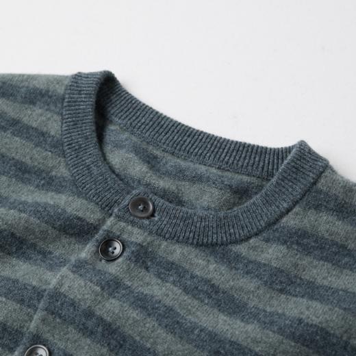 ROMI STUDIO100%高支精纺羊毛亲肤不扎廓形开襟毛衫 RWCAW66286 商品图3