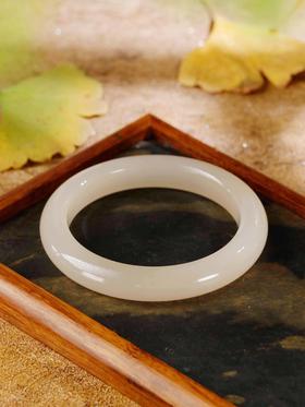 【双十一专享】玉蕊|藕粉平安镯-60圈口 孤品