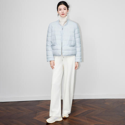 「高货wl」全新升级【铂金会员441/天猫599/差价158】(84939)洛诗琳云朵90白鸭绒羽绒服2025冬季泡芙保暖立领保暖外套 商品图0