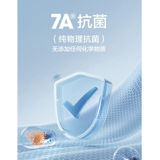 棉仓366861001-中筒袜2双装 7A抗菌新疆长绒棉弹力透气螺纹袜子男黑白纯色 商品图2