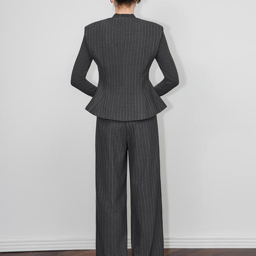 「高货wl」全新升级【铂金会员441/天猫599/差价158】(99425)洛诗琳2025秋冬通勤老钱风马甲上衣阔腿直筒裤两件套女 商品图1