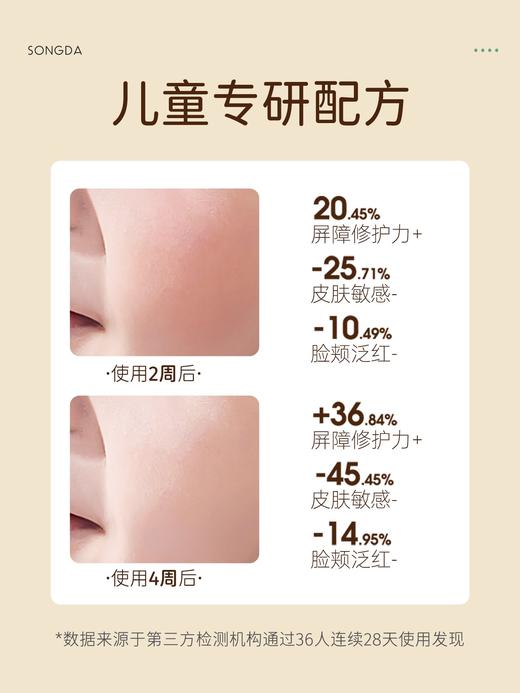 松达山茶油儿童面霜宝宝润肤霜舒缓润护霜护肤男童女童特润保湿霜50g 商品图4