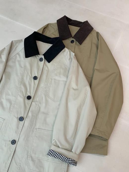 D110614巴恩风高密斜纹棉都市休闲夹克外套 商品图9