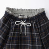 HERLIAN 2025年冬季新品女腰头拼接抽绳格纹半裙 商品缩略图2