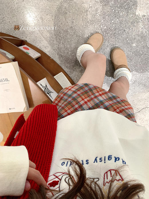 【129元任选2件】现货！红绿格子短裙 商品图11