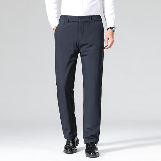 【鹅绒裤】罗蒙男士冬季鹅绒裤休闲商务版型保暖舒适御寒直筒通勤男长裤子 商品图5