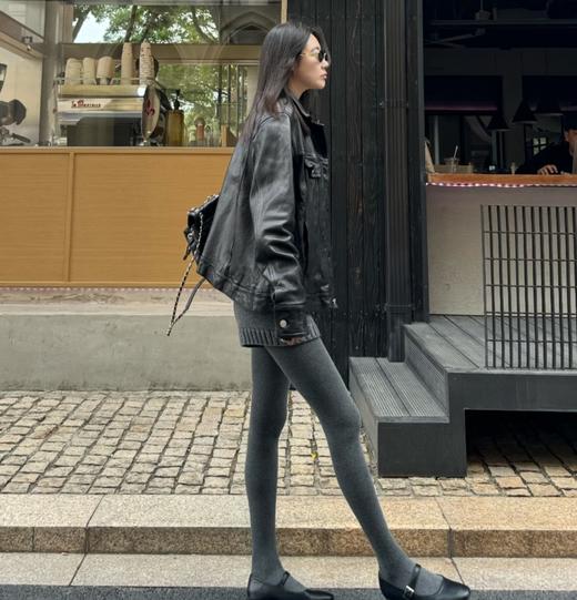 老米优品🎈2条！秋冬"无绒/薄绒/厚绒" 打底连裤袜！【三种不同厚度】150g,220g.320g 显瘦微压，加绒竖条纹打底裤！超级柔软细腻亲肤 ~ 商品图0