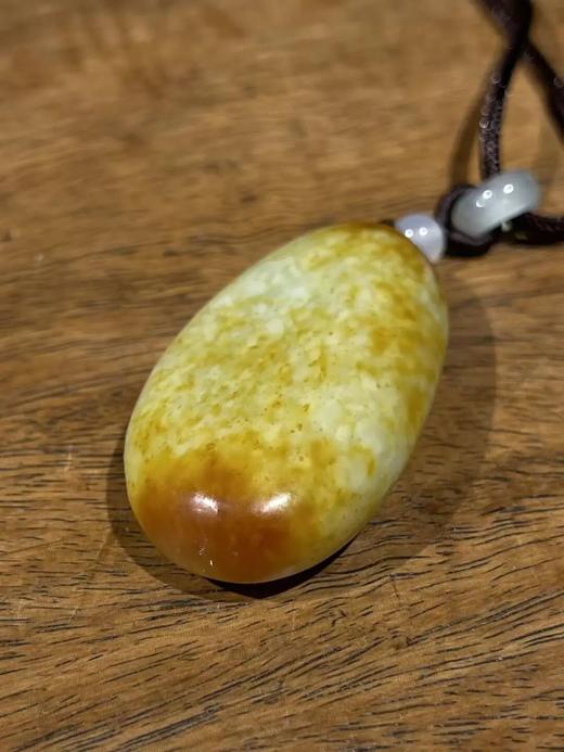 金沁白玉原石雕不动明王吊坠，顺丰包邮 商品图8