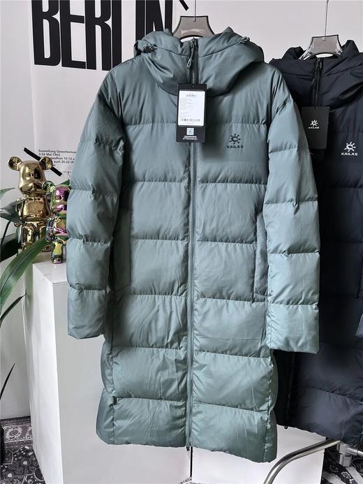 凯乐石冬季保暖加厚长款情侣款连帽防水户外过膝羽绒服 商品图3