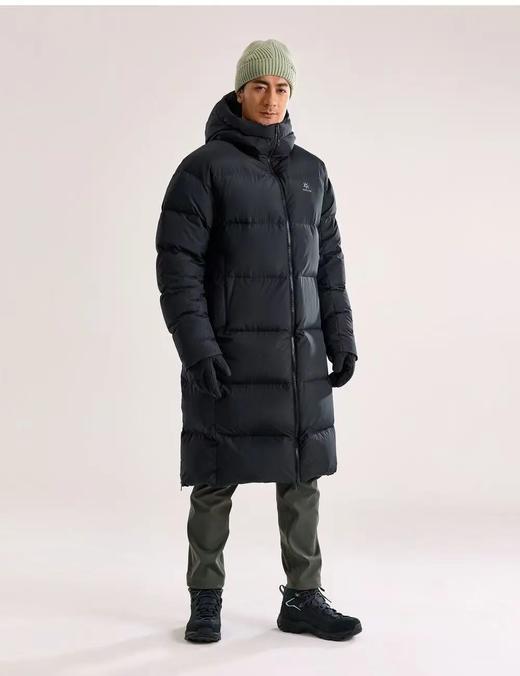 凯乐石冬季保暖加厚长款情侣款连帽防水户外过膝羽绒服 商品图0