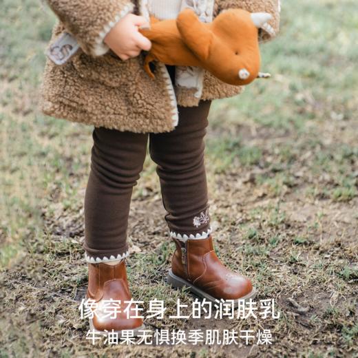 嫚熙童装儿童打底裤秋冬加绒保暖女童高腰加厚防走光女宝安全裤 商品图2