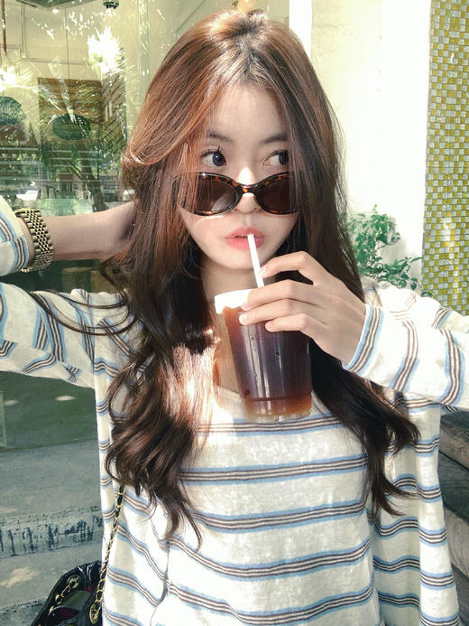 <曾小咸推荐>现货秒杀！微信超特价！条纹背心气质开衫两件套 日常149.99 立减70 秒杀79.99！ 商品图6