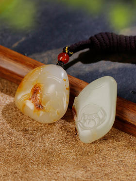 【双十一专供】锦鲤 福满 新疆籽料吊坠