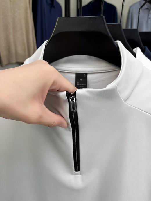 岸纾 抗菌高弹力运动体闲立领上衣（多色可选） 商品图2