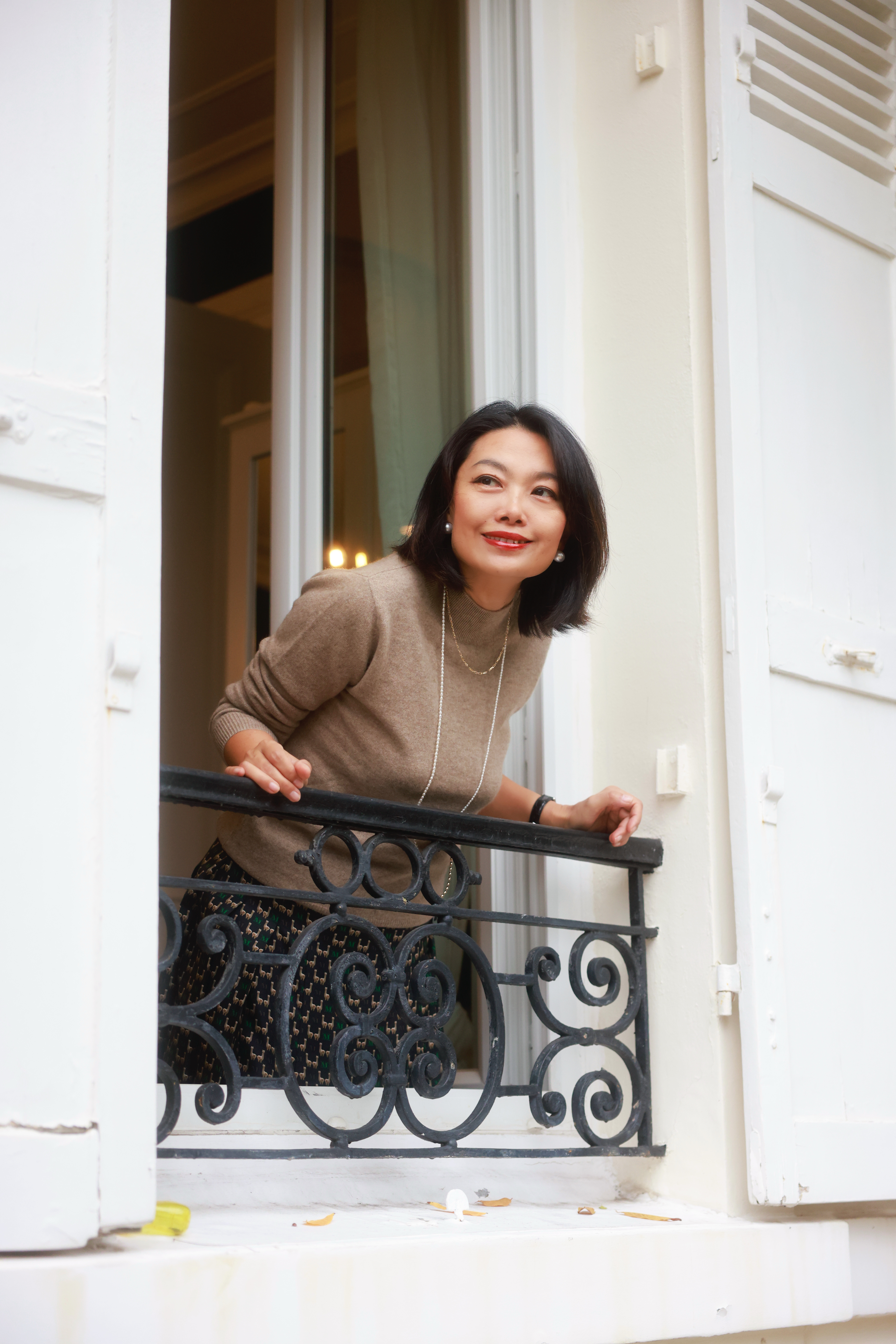 100%山羊绒半高领基础套头衫