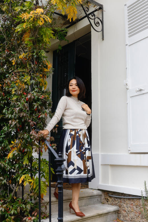 100%山羊绒半高领基础套头衫 商品图1