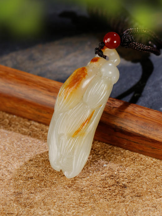 【双十一专享】玉兰、向阳而生|新疆籽料玉兰花吊（2款可选孤品） 商品图5