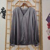 「断码清仓」复古V领丝滑气质桑蚕丝衬衫ZFYY050 商品缩略图2
