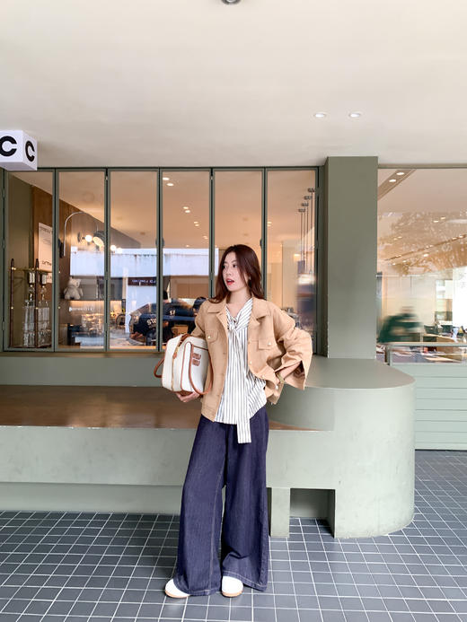 【149元任选2件】现货！设计感条纹长袖衬衫 商品图13