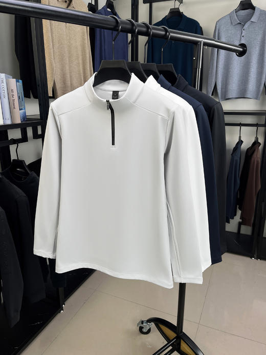 岸纾 抗菌高弹力运动体闲立领上衣（多色可选） 商品图1