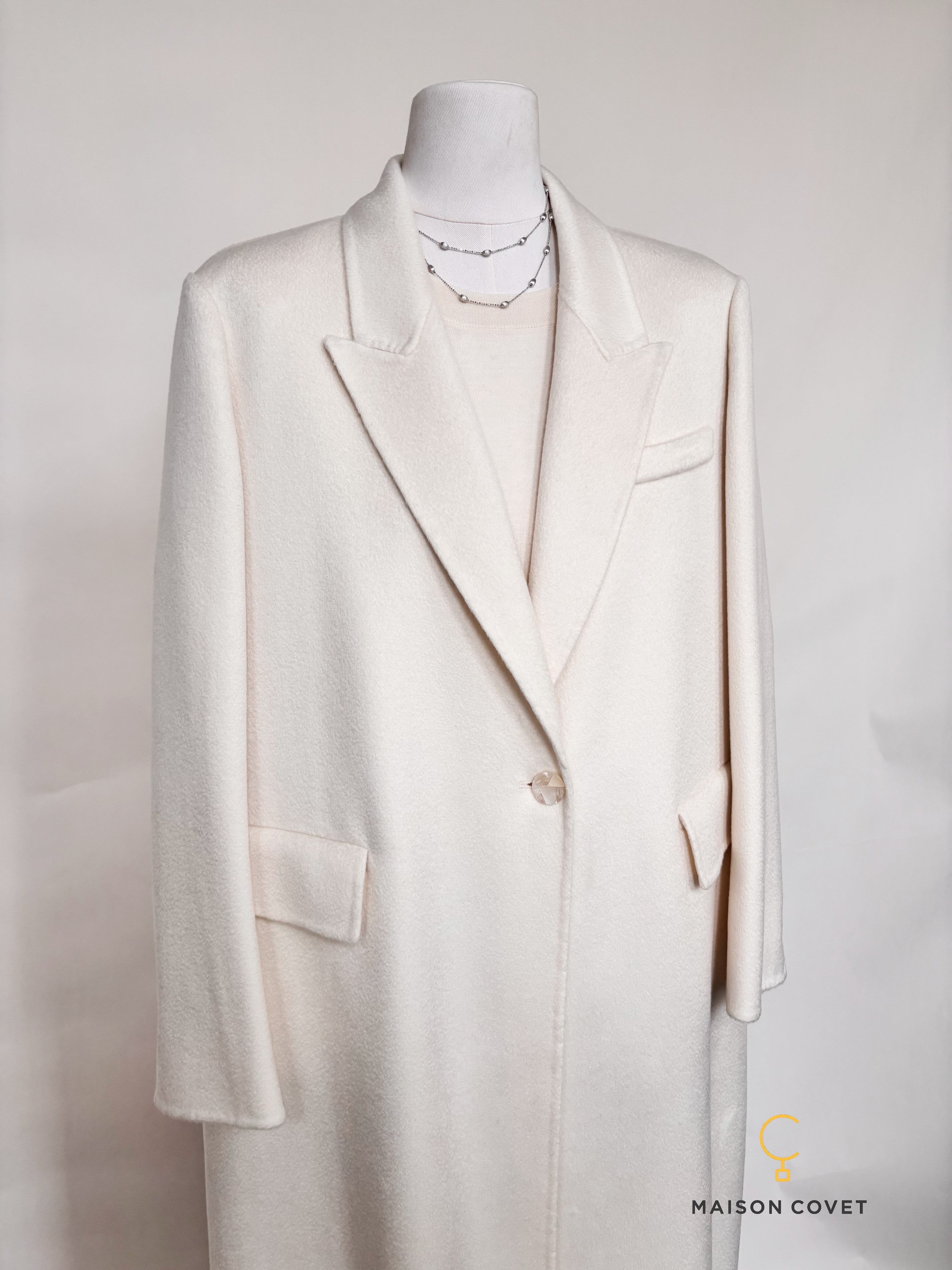 MAISON COVET 白色大衣（定制款）