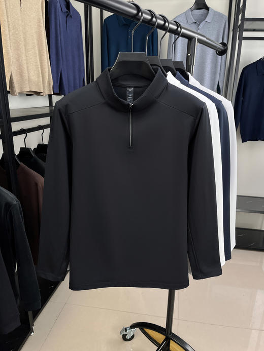 岸纾 抗菌高弹力运动体闲立领上衣（多色可选） 商品图6