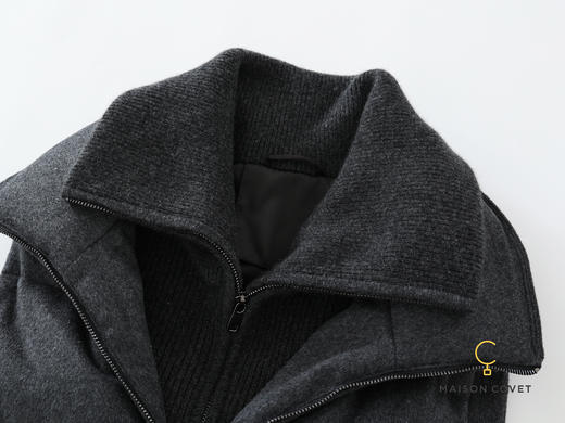 MAISON COVET 假两件式羊绒/羽绒马甲 商品图5