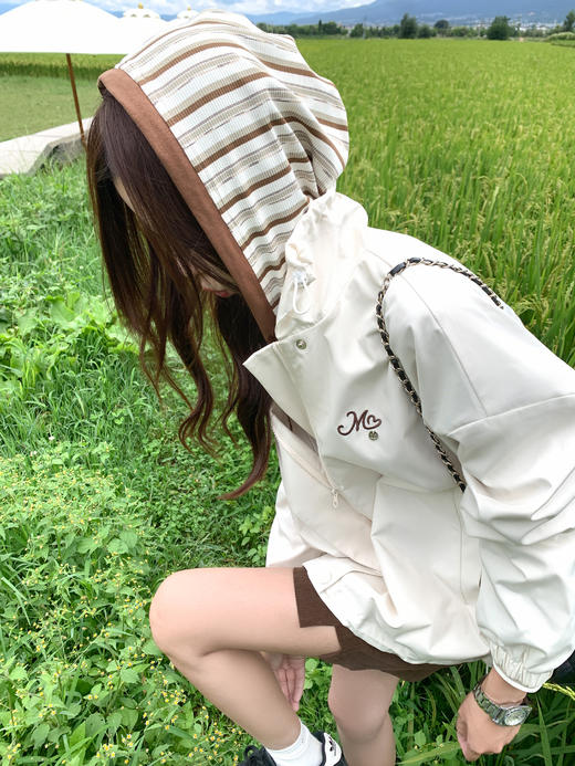 【269元任选2件】现货！成本巨贵，拍下包赚！杏色拉链夹克外套 商品图7