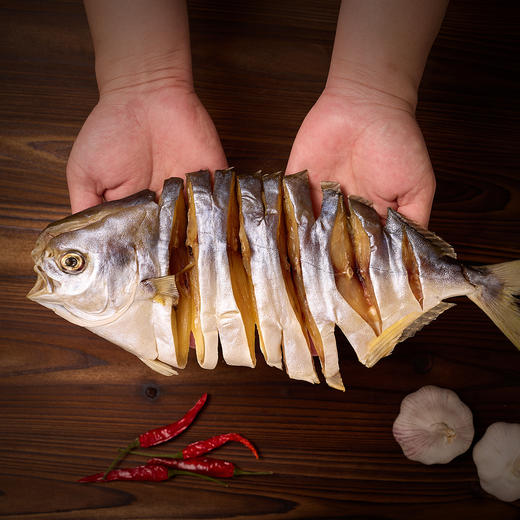 淡晒鲳鱼干 日晒淡干 不咸口 活鱼现杀晒干 肉多刺少 【顺丰冷链】 商品图4