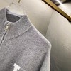 D110715拉链老花字母针织毛衣开衫外套男女同款 商品缩略图2