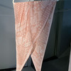 粉色三角丝巾100%桑蚕丝 商品缩略图1