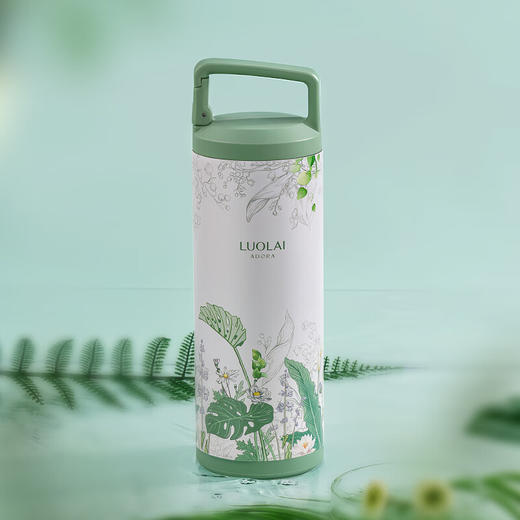罗莱礼品-蕉叶铃兰保温杯 商品图0