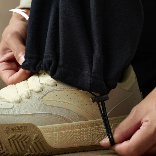 安踏男女通款欧文系列加绒直筒运动裤172541309N 商品图2