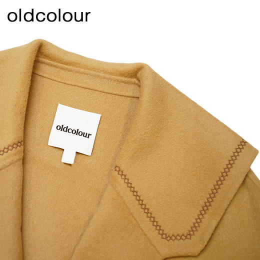 oldcolour学院风大衣冬季新款气质减龄大码毛呢外套女O48152406 商品图2