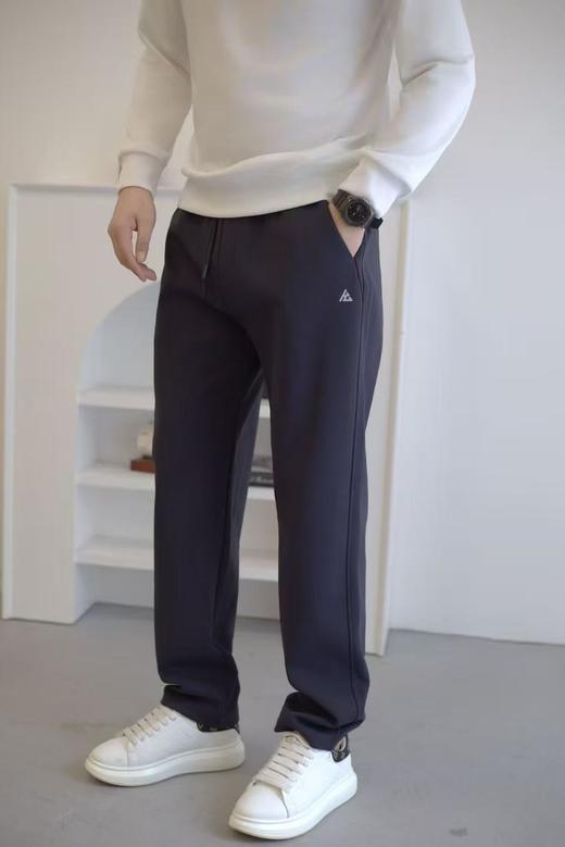 男士自发热运动自如石墨烯含羊毛磨毛绒防风神裤 商品图3