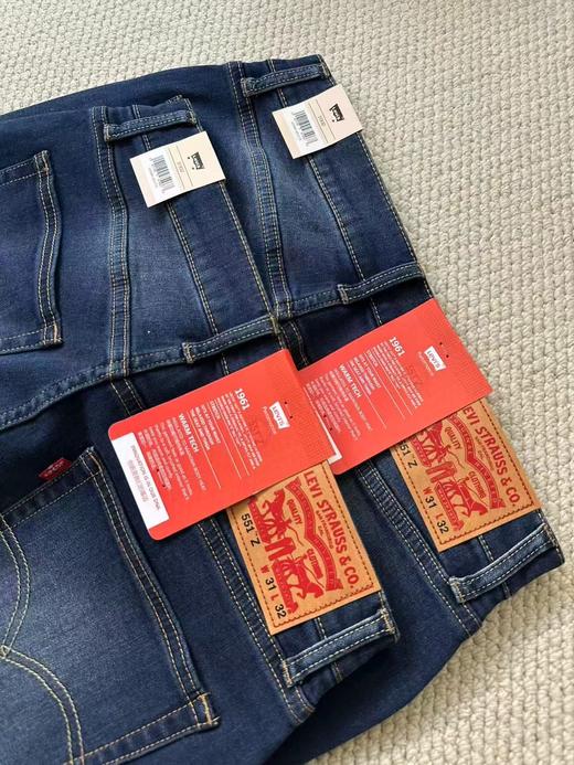 D110728秋冬加绒加厚！匠心丹宁25年男士551牛仔裤 商品图7
