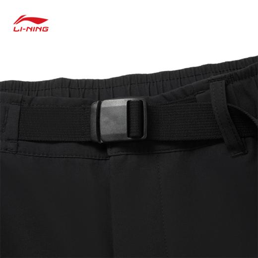 李宁户外CF溯男子直筒反光防泼水运动长裤AYKV583 商品图5