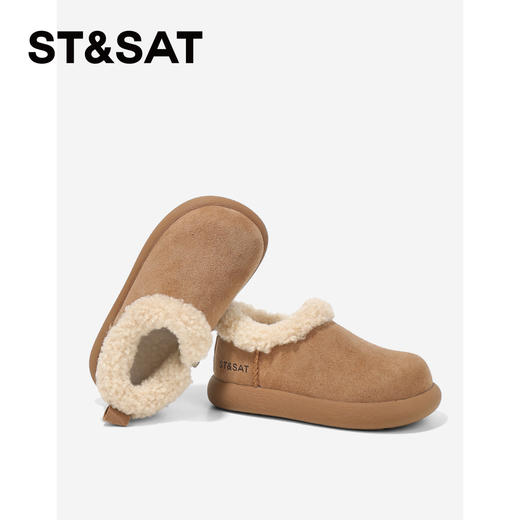 【童鞋】星期六加绒柔软舒适男女童棉鞋SSD419DL0W 商品图3