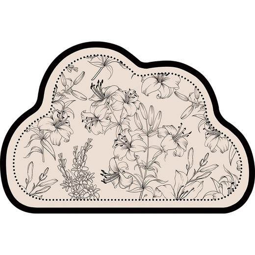 【新升级！高颜值瞬吸地垫！】硅藻泥地垫 浴室防滑垫软垫 轻奢卫生间门口脚垫 洗澡吸水垫 商品图3