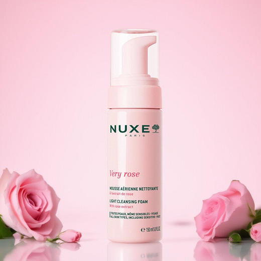 欧树新包装!Nuxe玫瑰花瓣洁面慕斯150ml温和清洁 商品图3