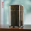 斑锡龙锡罐幽篁茶仓大漆戗金纯锡中号密封茶叶罐储茶罐手工锡器 商品缩略图0