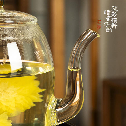 暗香疏影/秦权壶高端高硼硅耐高温煮茶器办公室大容量烧水壶 商品图1