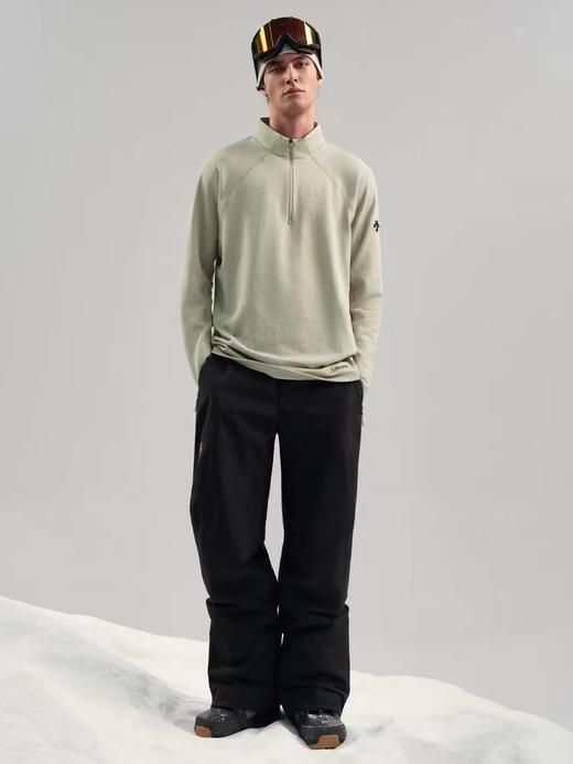 D110731男女情侣POLARTEC抓绒亲肤保暖滑雪中层针织套头衫 商品图6