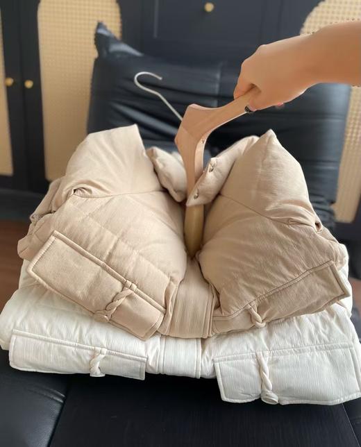 双十一活动雪*飞剪标加厚长款连帽羽绒服 商品图5